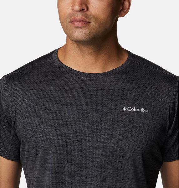 Men Columbia Alpine Chill™ Zero Technical T-Shirt Black | US-TAHXUF-354