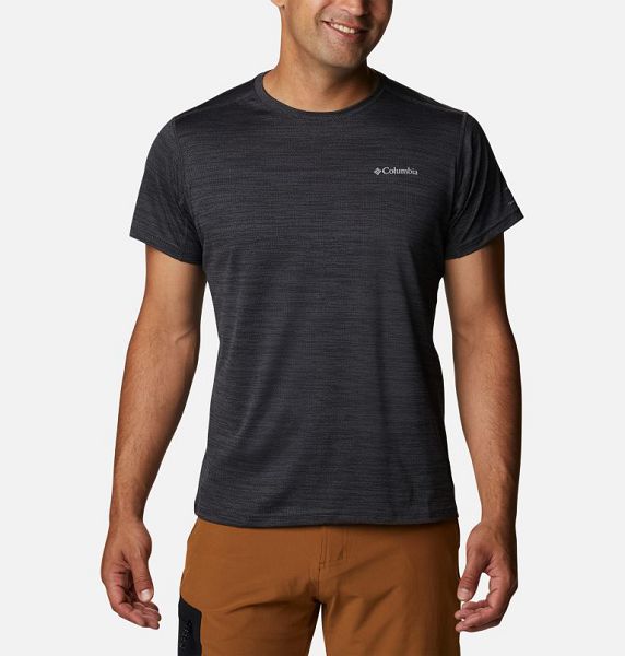 Men Columbia Alpine Chill™ Zero Technical T-Shirt Black | US-TAHXUF-354