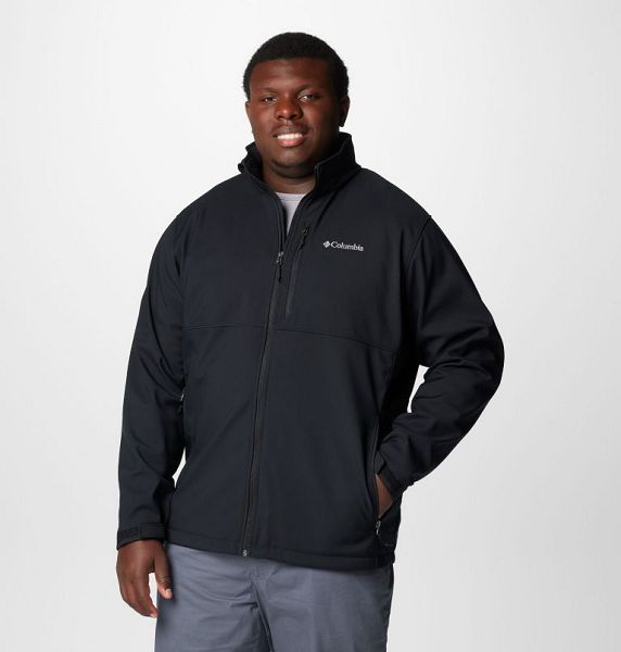 Men Columbia Ascender™ Softshell Jackets Black | US-RWZCFN-821