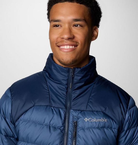 Men Columbia Autumn Park™ II Down Jackets Dark Blue / Navy | US-KOJNLM-780