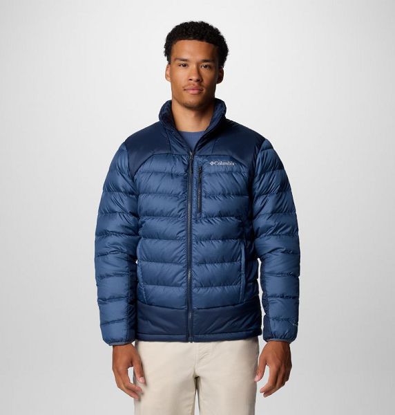 Men Columbia Autumn Park™ II Down Jackets Dark Blue / Navy | US-KOJNLM-780