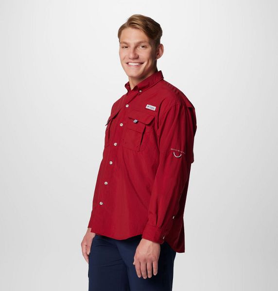 Men Columbia Bahama™ II Shirts Red | US-CYSUJE-415