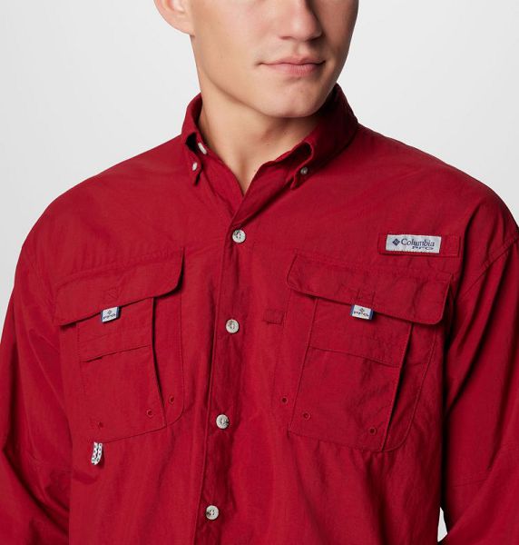 Men Columbia Bahama™ II Shirts Red | US-CYSUJE-415