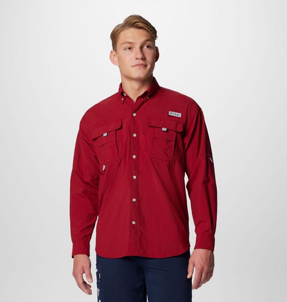 Men Columbia Bahama™ II Shirts Red | US-CYSUJE-415