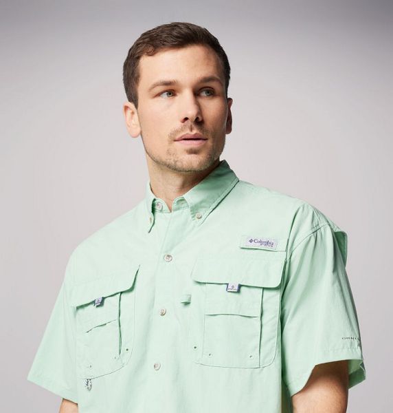 Men Columbia Bahama™ II Sleeve Shirts Mint | US-DIACKR-051