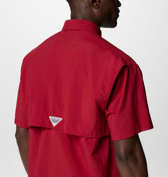 Men Columbia Bahama™ II Sleeve Shirts Red | US-IKDPOB-304