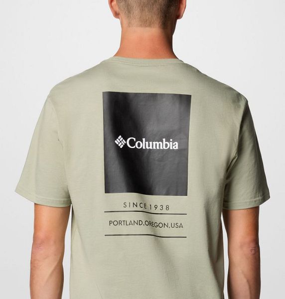 Men Columbia Barton Springs™ Graphic T-Shirt Black | US-IBOGWJ-460