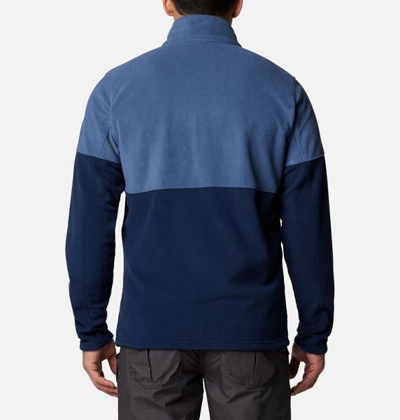 Men Columbia Basin Trail™ Full Zip Fleece Navy / Dark Blue | US-OUBSLY-135