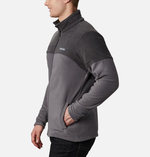 Men Columbia Basin Trail™ Full Zip Fleece Grey / Dark Grey | US-IUKNPC-756