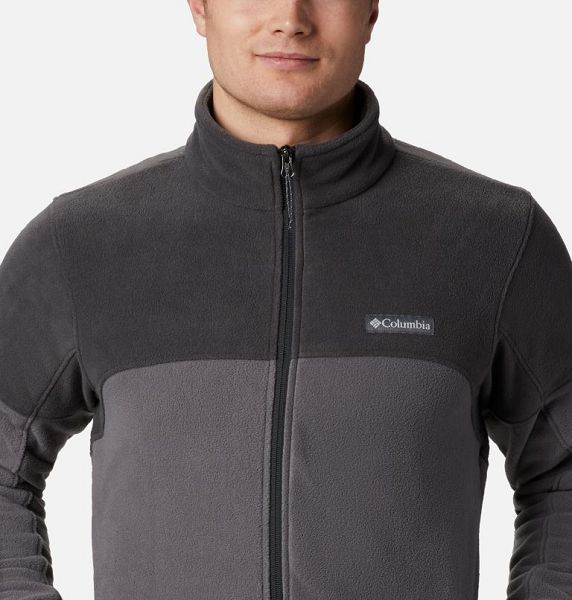 Men Columbia Basin Trail™ Full Zip Fleece Grey / Dark Grey | US-IUKNPC-756