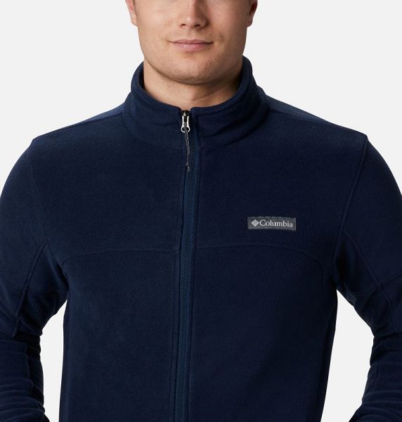 Men Columbia Basin Trail™ Full Zip Fleece Navy | US-TDFQSC-735