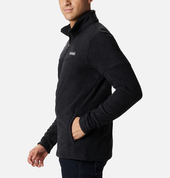 Men Columbia Basin Trail™ Full Zip Fleece Black | US-ENGFXT-137