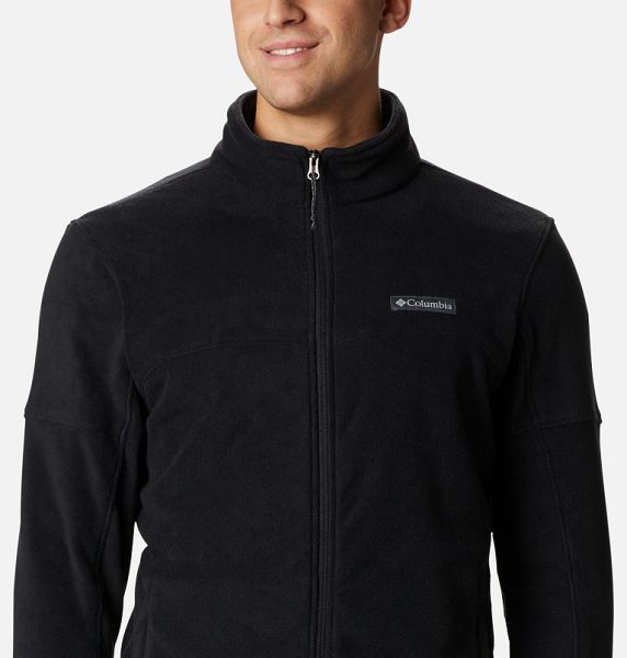 Men Columbia Basin Trail™ Full Zip Fleece Black | US-ENGFXT-137