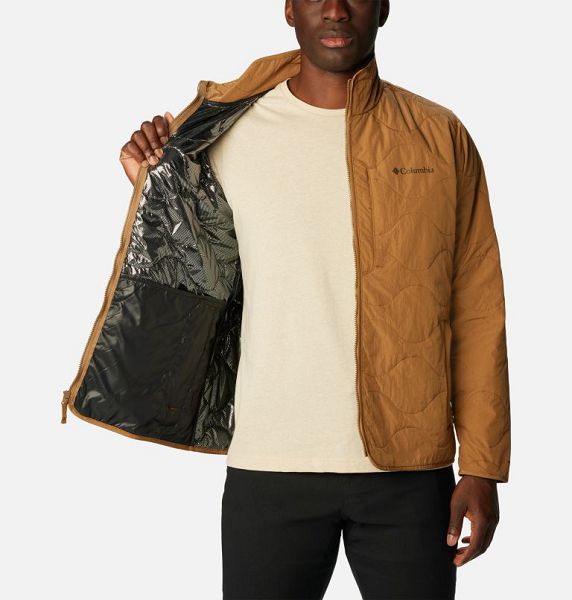 Men Columbia Birchwood™ II Quilted Jackets Khaki | US-UBAZCR-726