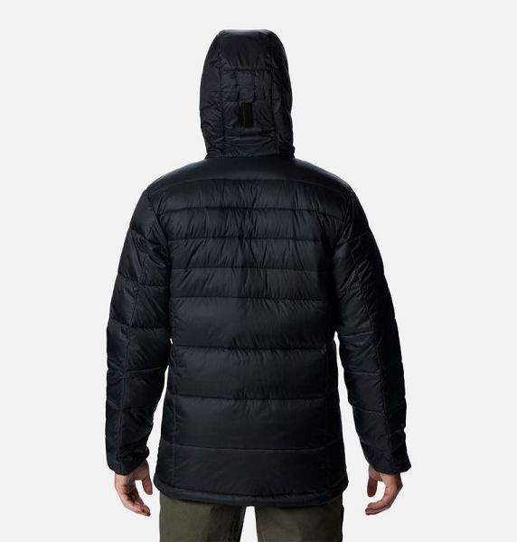 Men Columbia Buck Butte™ II Hooded Insulated Jackets Black | US-ERFGOK-526