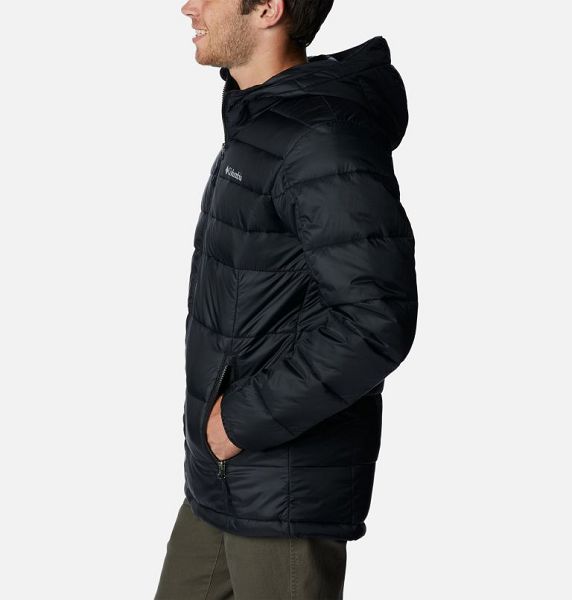 Men Columbia Buck Butte™ II Hooded Insulated Jackets Black | US-ERFGOK-526