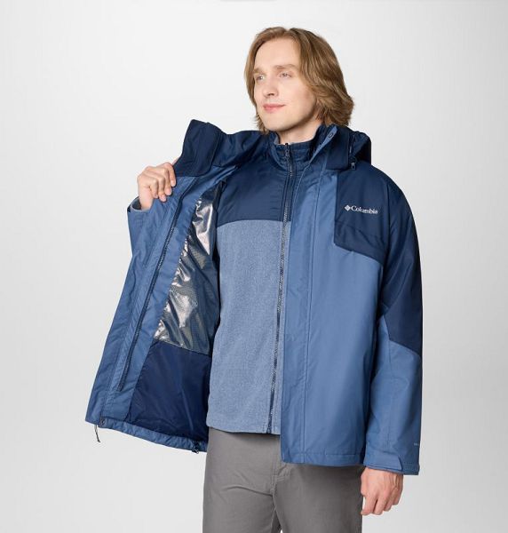 Men Columbia Bugaboo™ III Waterproof 3 In 1 Jackets Dark Blue / Navy | US-WFKGUA-836