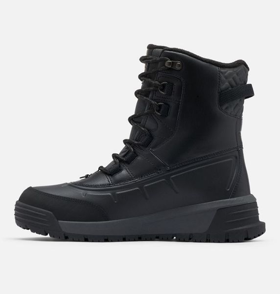 Men Columbia Bugaboot™ Celsius Waterproof Snow Boots Black / Dark Grey | US-OUQVAW-216