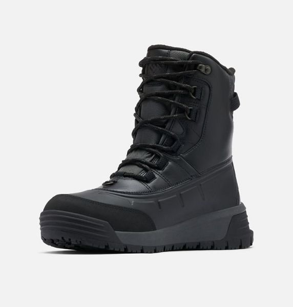 Men Columbia Bugaboot™ Celsius Waterproof Snow Boots Black / Dark Grey | US-OUQVAW-216