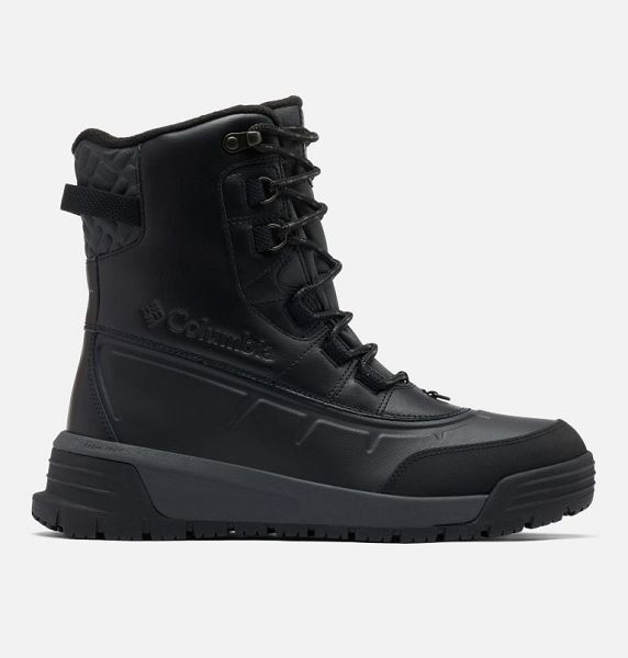 Men Columbia Bugaboot™ Celsius Waterproof Snow Boots Black / Dark Grey | US-OUQVAW-216