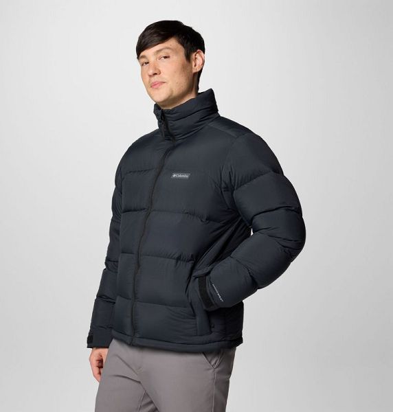 Men Columbia Bulo Point™ III Down Puffer Jacket Black | US-ATURKJ-489