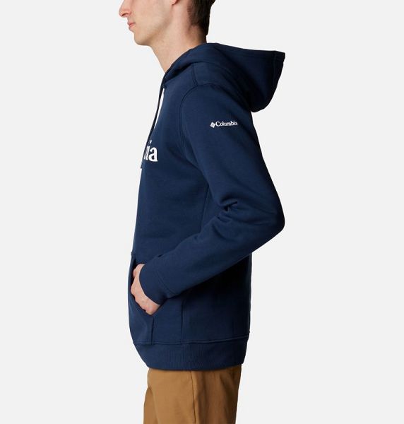 Men Columbia CSC Basic Logo™ II Hoodie Navy | US-WKIYFU-529