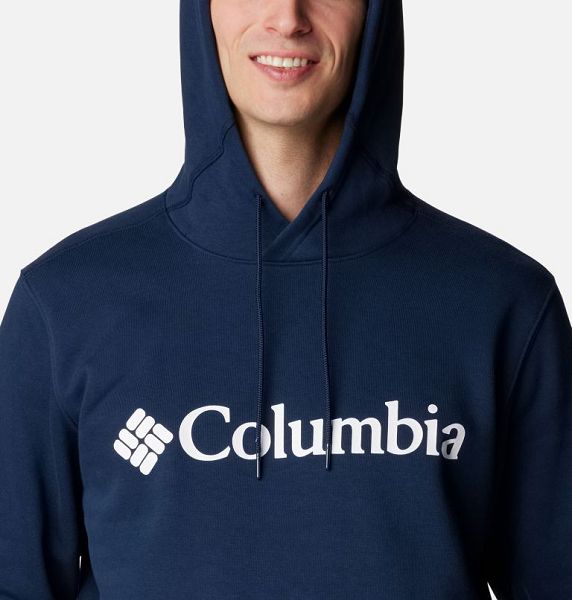 Men Columbia CSC Basic Logo™ II Hoodie Navy | US-WKIYFU-529