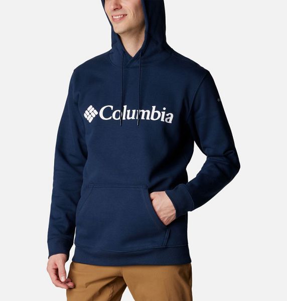 Men Columbia CSC Basic Logo™ II Hoodie Navy | US-WKIYFU-529