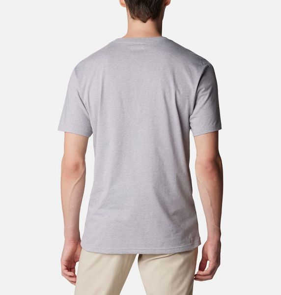 Men Columbia CSC Basic Logo™ T-Shirt Grey | US-STQOCW-307