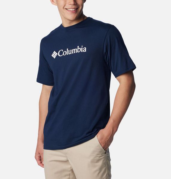 Men Columbia CSC Basic Logo™ T-Shirt Navy | US-PDOBJL-495