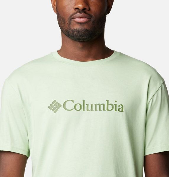 Men Columbia CSC Basic Logo™ T-Shirt Olive | US-FRKHGU-364