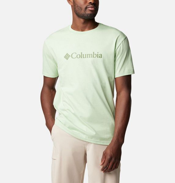 Men Columbia CSC Basic Logo™ T-Shirt Olive | US-FRKHGU-364