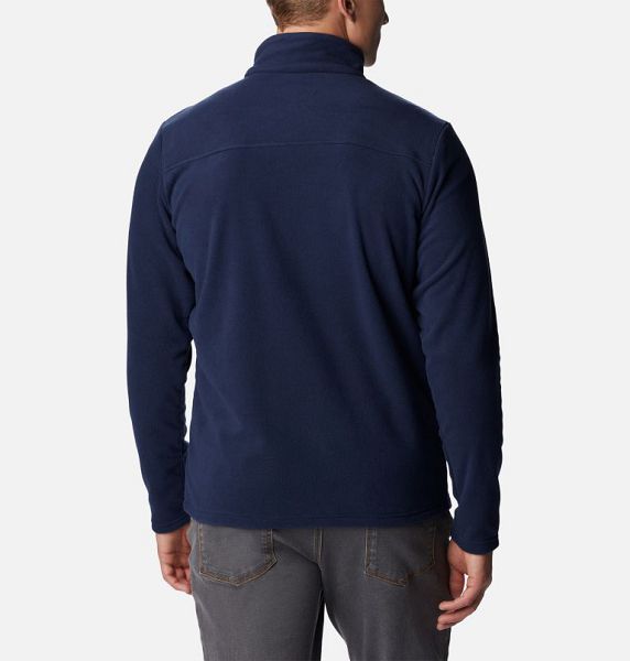 Men Columbia Castle Dale™ Fleece Jackets Navy | US-MWHAIV-574