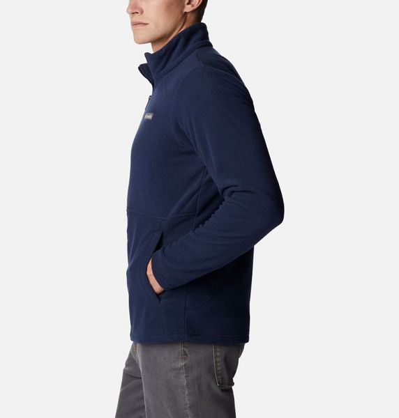 Men Columbia Castle Dale™ Fleece Jackets Navy | US-MWHAIV-574