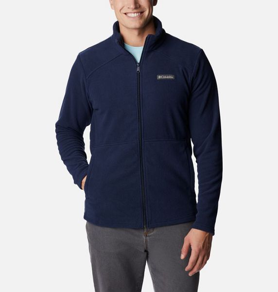 Men Columbia Castle Dale™ Fleece Jackets Navy | US-MWHAIV-574