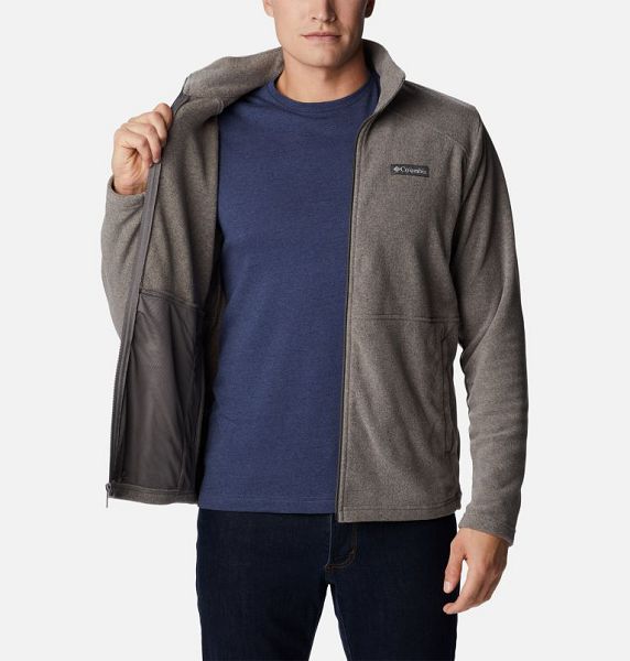 Men Columbia Castle Dale™ Fleece Jackets Grey | US-ONVIMG-174