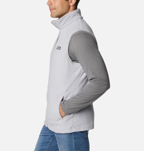 Men Columbia Castle Dale™ Fleece Vest Grey | US-QVGTNS-243