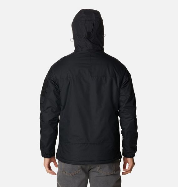 Men Columbia Challenger™ II Hooded Jackets Black | US-PMQDSY-624