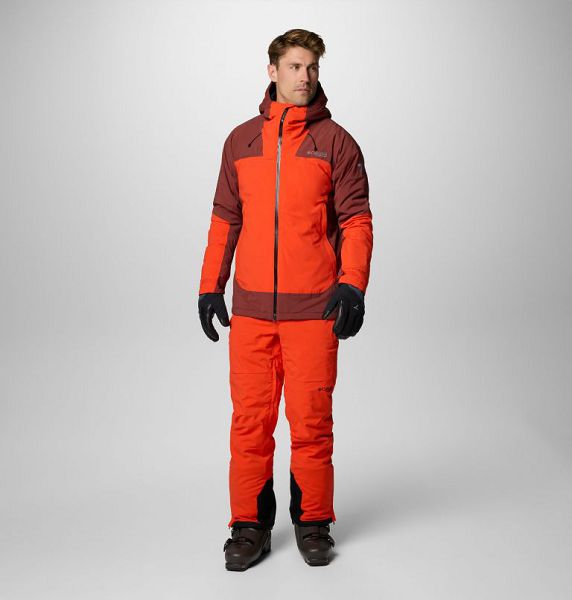 Men Columbia Cirque Bowl™ Waterproof Insulated Ski Pants Orange | US-ACMHDP-173