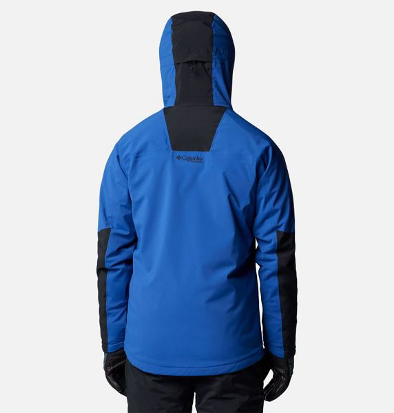 Men Columbia Cirque Bowl™ Waterproof Insulated Ski Jackets Black / Blue | US-RXLDJI-758