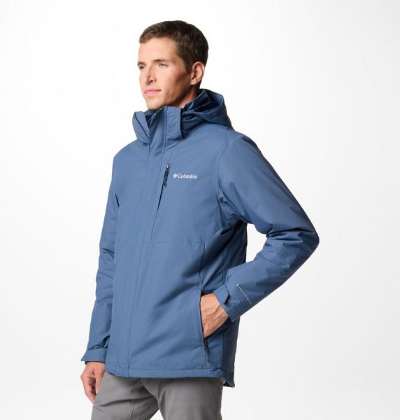 Men Columbia Element Blocker™ III Waterproof Insulated 3 In 1 Jackets Dark Blue | US-PYOBRE-190