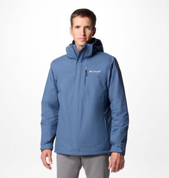 Men Columbia Element Blocker™ III Waterproof Insulated 3 In 1 Jackets Dark Blue | US-PYOBRE-190