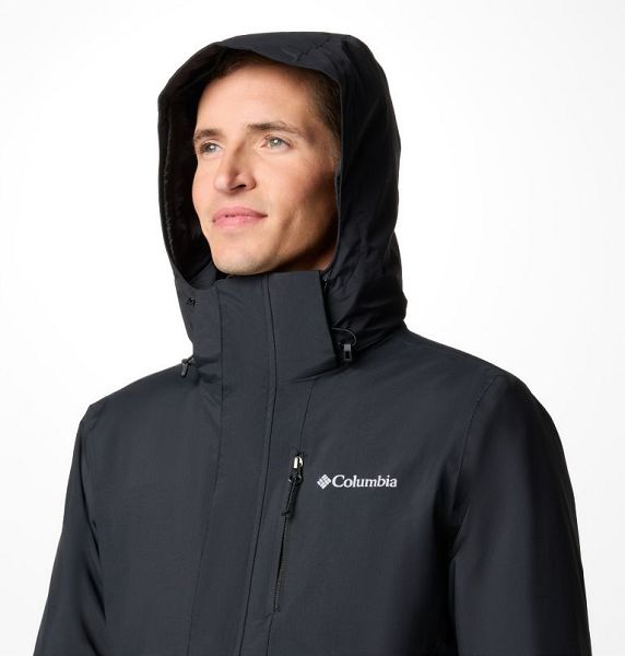 Men Columbia Element Blocker™ III Waterproof Insulated 3 In 1 Jackets Black | US-TIREKY-127