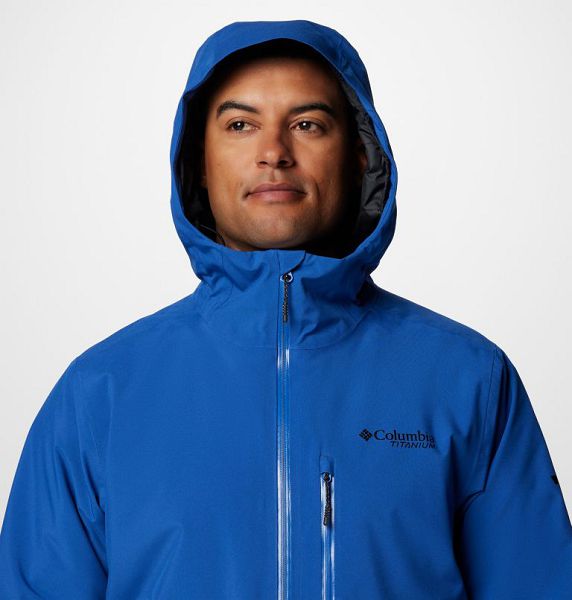 Men Columbia Explorer's Edge™ II Waterproof Insulated Jackets Blue | US-LFZEMK-480