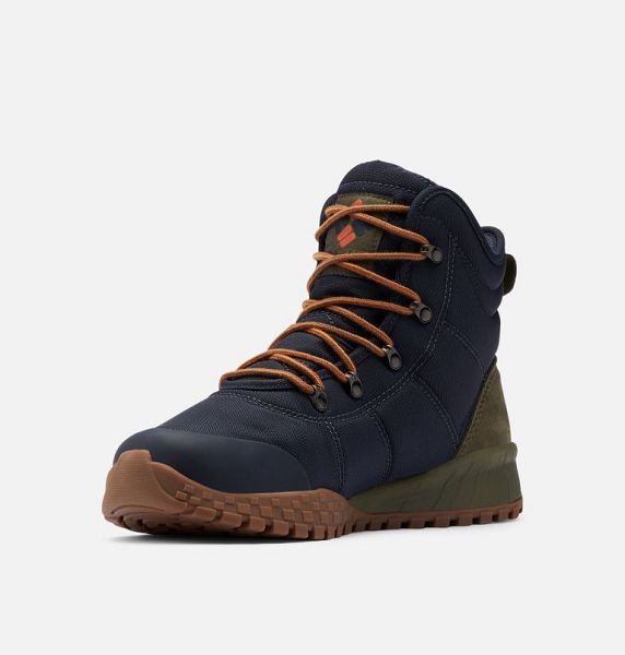 Men Columbia Fairbanks™ II Omni-Heat™ Waterproof Winter Boots Navy / Green | US-JQISNU-138