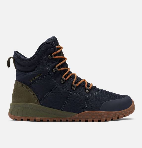 Men Columbia Fairbanks™ II Omni-Heat™ Waterproof Winter Boots Navy / Green | US-JQISNU-138