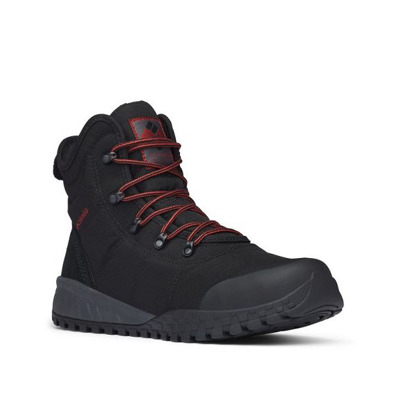 Men Columbia Fairbanks Omni-Heat Hiking Boots Black | US-PHUQZA-026