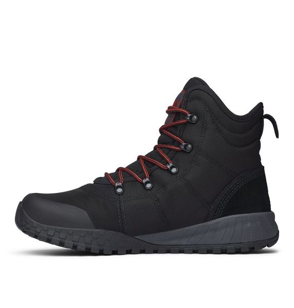 Men Columbia Fairbanks Omni-Heat Hiking Boots Black | US-PHUQZA-026