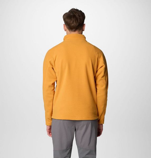 Men Columbia Fast Trek™ III Half Zip Fleece Yellow | US-LYIAOP-651