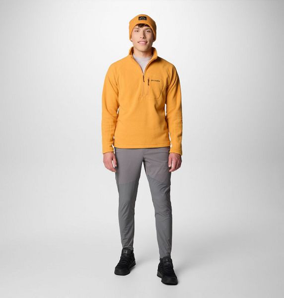 Men Columbia Fast Trek™ III Half Zip Fleece Yellow | US-LYIAOP-651